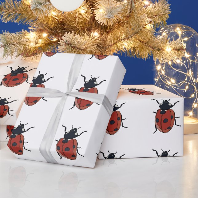 Papier Cadeau Beetles Insectes Ladybug Beetles (Vacances)