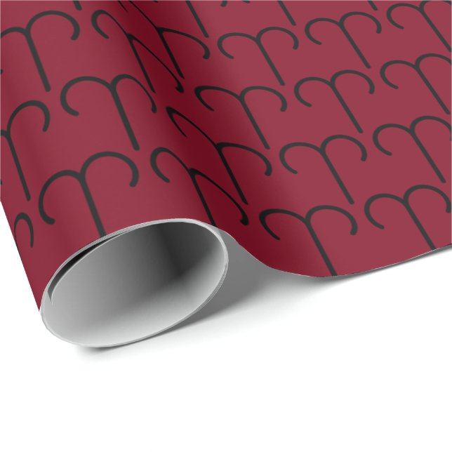 Papier Cadeau Bélier (Coin rond)