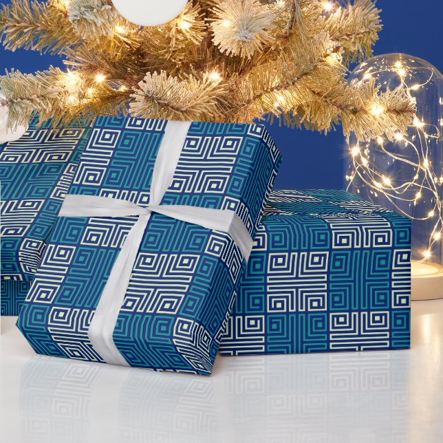 Papier Cadeau Belle Amour Artistique Vacances Whimsical (Vacances)