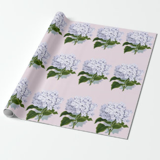 Papier Cadeau Belle fleur d'Hydrangea en violet