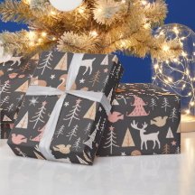 Belle forêt Animaux Noël