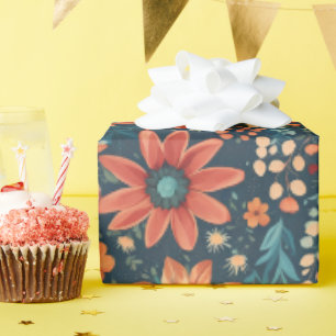Papier Cadeau Belle Inspiration Florale