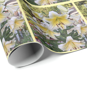 Papier Cadeau Belle Lys d'Été