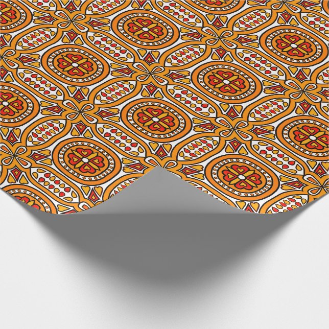 Papier Cadeau Belle tuile espagnole (Coin)
