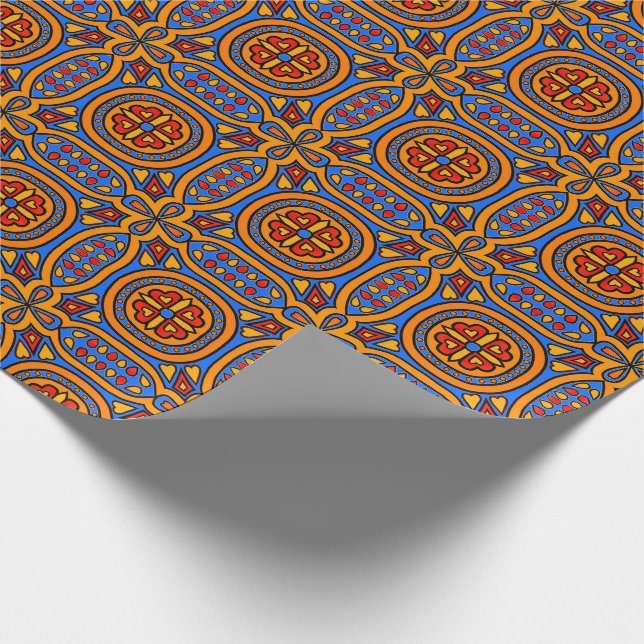 Papier Cadeau Belle tuile espagnole (Coin)