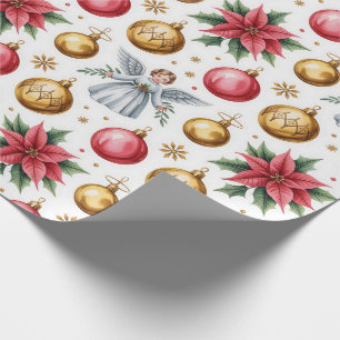 Papier Cadeau Belles décorations de Noël victoriennes