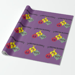 Papier Cadeau Bénédiction de Noël