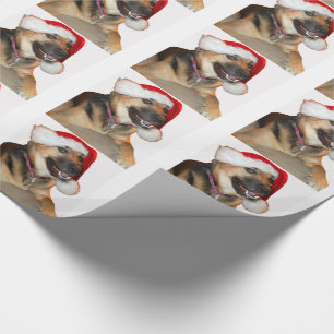 Papier Cadeau Berger allemand de Noël