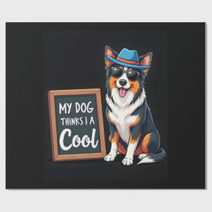 Papier Cadeau Berger Australien Mon Chien Pense Que Je Suis Cool