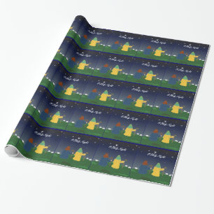 Papier Cadeau Bergers avec leurs moutons