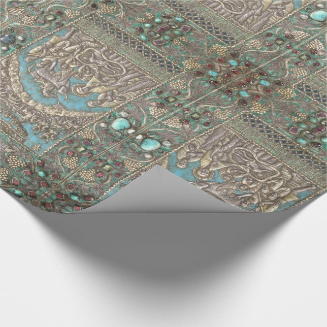 Papier Cadeau Bergers saints de Vierge Marie de famille (Coin)