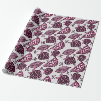 Papier Cadeau Berry chic et Motif de fruits