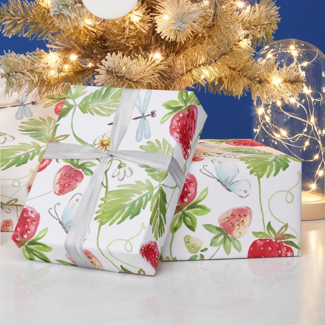 Papier Cadeau Berry Premier cadeau d'anniversaire (Vacances)