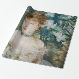 Papier Cadeau Berthe Morisot - Jeune Fille en Robe de Bal
