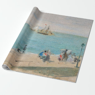 Papier Cadeau Berthe Morisot - Sur la plage, Les Petites-Dalles