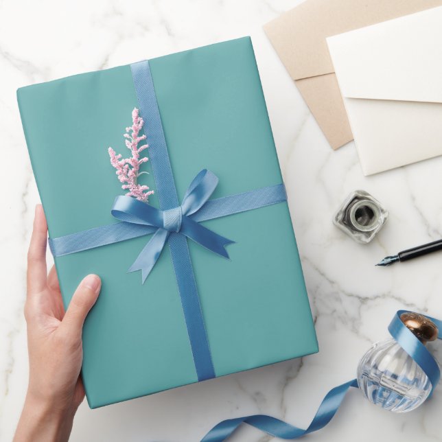 Papier Cadeau Best selling Deep Aquamarine Wrapping Paper (Cadeaux)
