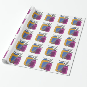 Papier Cadeau BEURRE D'ARACHIDE et JElLLY