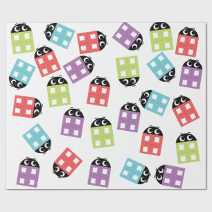 Papier Cadeau Biches jolies et colorées