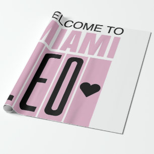 Papier Cadeau Bienvenue à Miami Leo 10 - GOAT
