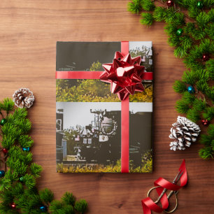 Papier Cadeau Big Boy No. 4014 Papier d'enveloppement de train