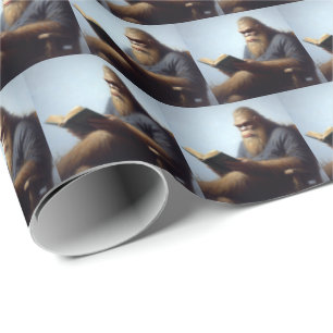 Papier Cadeau Bigfoot en lecture