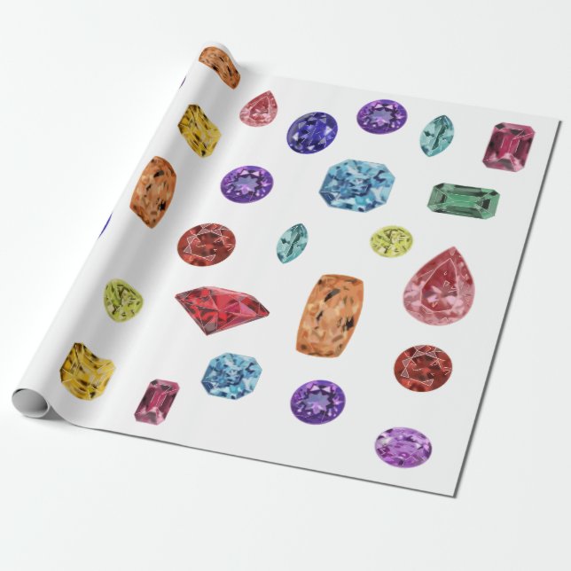 Papier Cadeau Bijoux  (Déroulé)