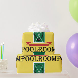 Papier Cadeau Billard Américain Classique 8 Boules
