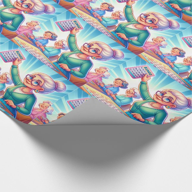 Papier Cadeau Bingo Jeu Toutes Les Occasions (Coin)