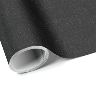Papier Cadeau Black Blank Beige Linen Clean Fabric Texture