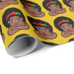 Papier Cadeau Black Girl Magic Christmas présente Cadeaux d'anni<br><div class="desc">Black Girl Magic,  Cadeaux de Noël,  Cadeaux d'Anniversaire,  Filles de la peau Brown,  Gal afro-américain,  Melanin Sista,  Reine noire,  Sistas,  reines, </div>
