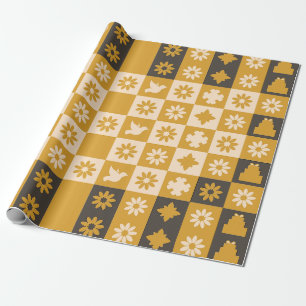 Papier Cadeau Black & Gold Wrapping paper 