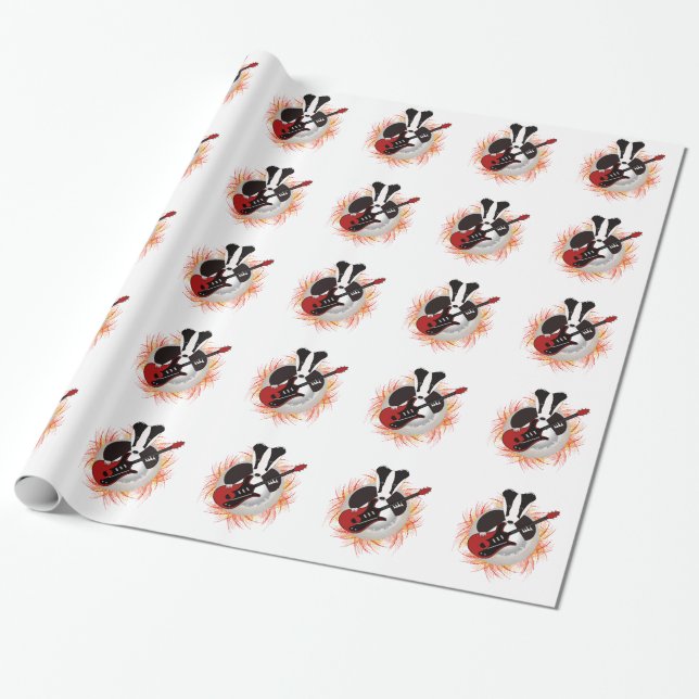 Papier Cadeau Blaireau de basculage (Déroulé)