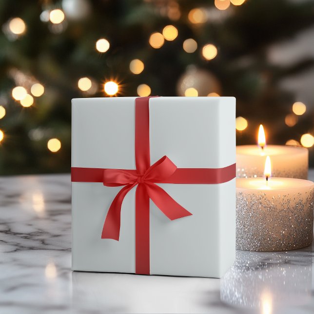 Papier Cadeau Blanc givré uni | Classique | Élégant (Créateur téléchargé)