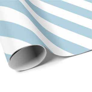 Papier Cadeau Bleu blanc avec Bleu Bébé   Couleur DO-IT-YOURSE