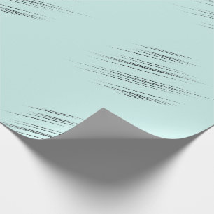 Papier Cadeau Bleu clair à dos incliné - Trucs modernes en forme