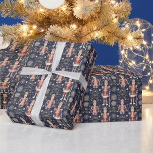 Papier Cadeau Bleu, Columbine Nutcracker Ballet