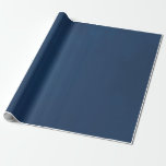 Papier Cadeau Bleu de Nuit Aquarelle<br><div class="desc">Papier d'emballage lavis aquarelle bleu marine.</div>