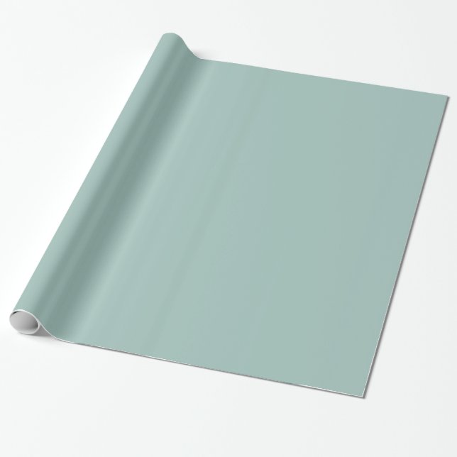 Papier Cadeau Bleu d'oeuf de canard cool - ajouter son propre te (Déroulé)