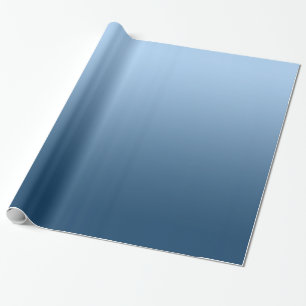Papier Cadeau Bleu élégant de gradient