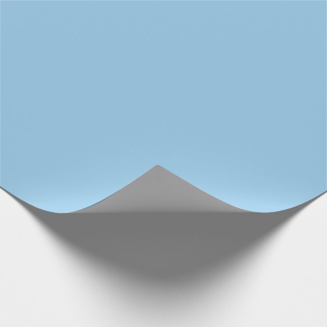 Papier Cadeau Bleu en pastel (Coin)