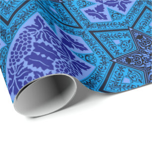 Papier Cadeau Bleu et pourpre de Magen Madhi