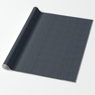 Papier Cadeau Bleu marine et gris foncé rayures irrégulières