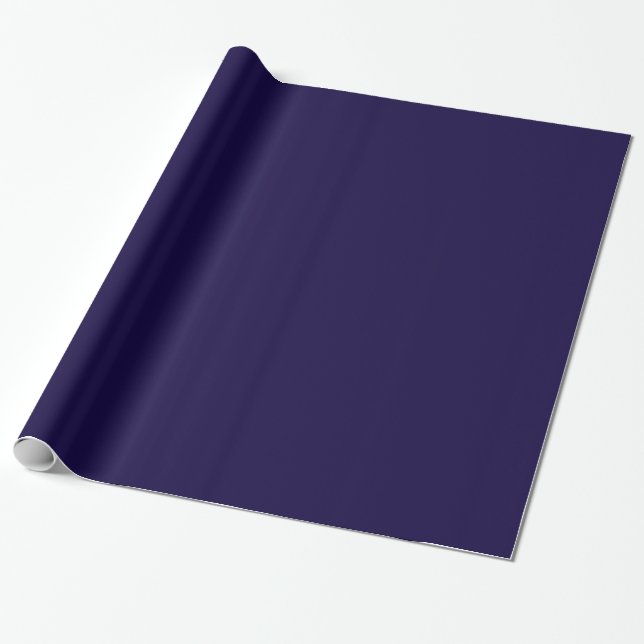 Papier Cadeau Bleu marine uni (Déroulé)