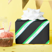 Bleu minimal Vert noir moyen bande Japon Texte