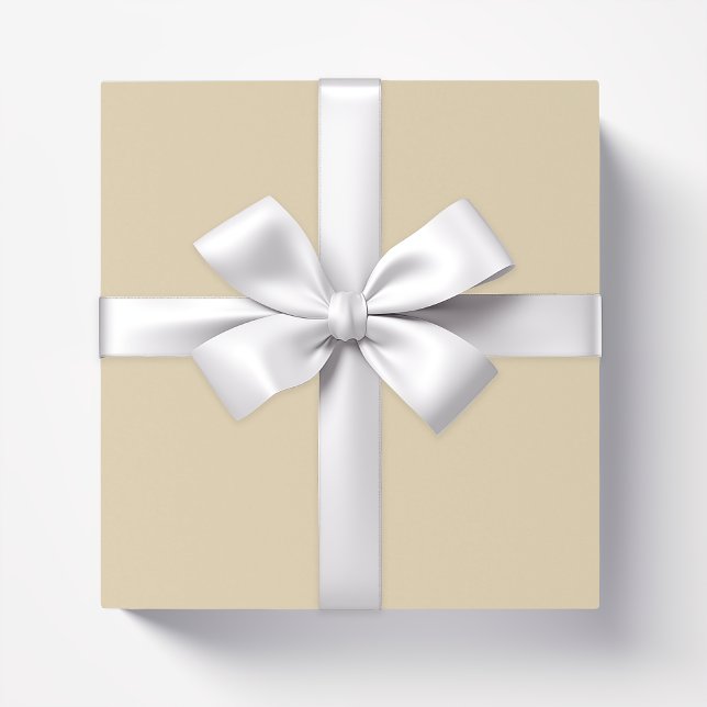 Papier Cadeau Bleu uni couleur sable clair beige blanc (Créateur téléchargé)