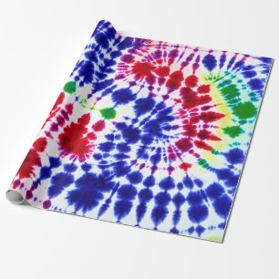 Papier Cadeau Blotchy Batik Tie Dye Art Textile Abstrait