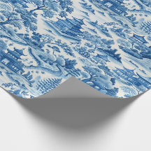 Blue Chinoiserie Porcelaine chinese