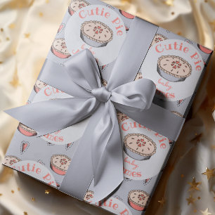 Papier Cadeau Blue Cutie Pie Baby Boy