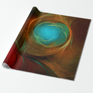 Papier Cadeau Blue Eye Moderne Abstrait Art Cool Motif #16