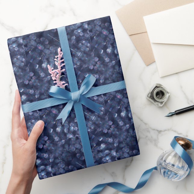 Papier Cadeau Blue Sparkle (Cadeaux)